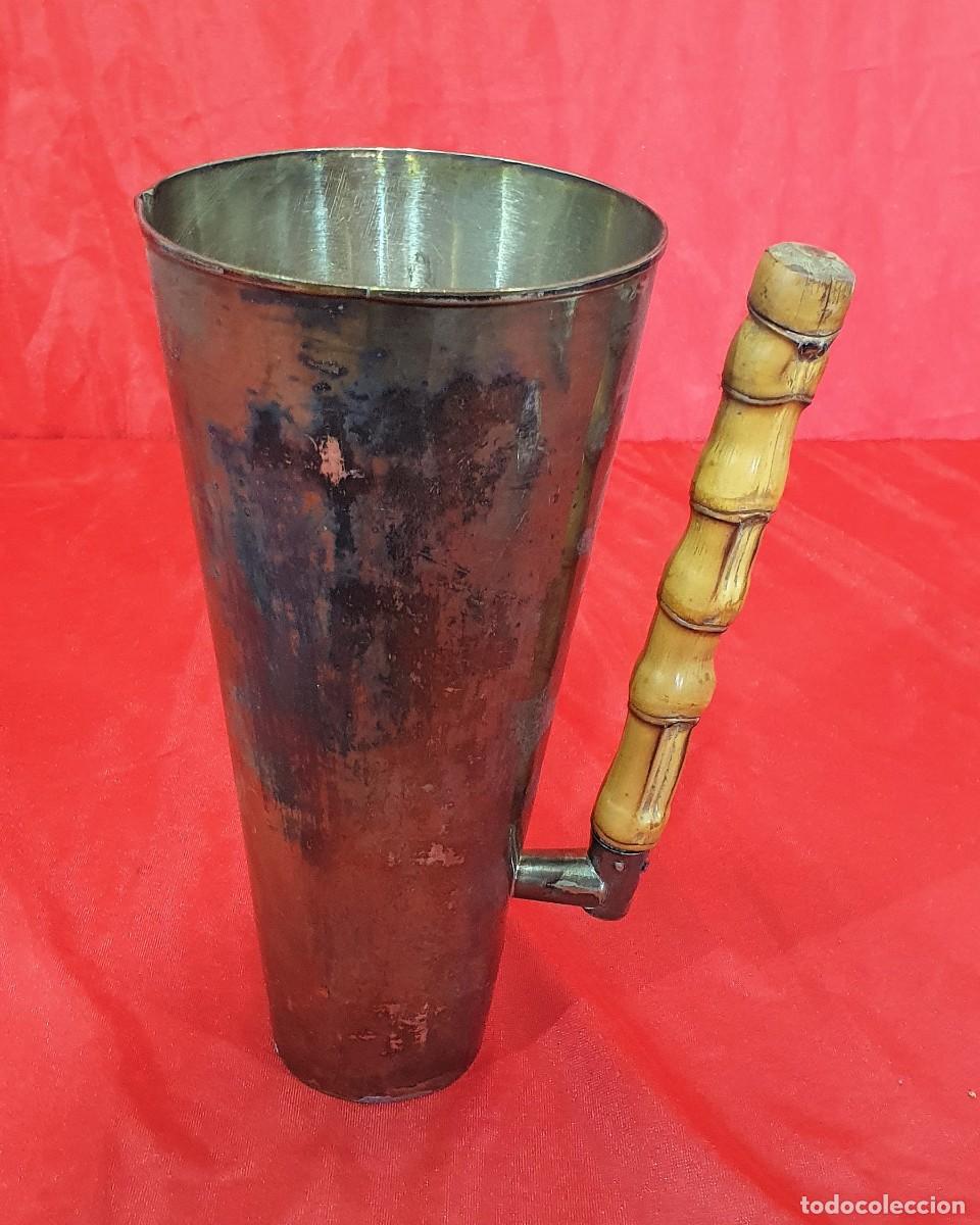 Antig&uuml;edades: Antiguo jarron con asa de bambu - Foto 1