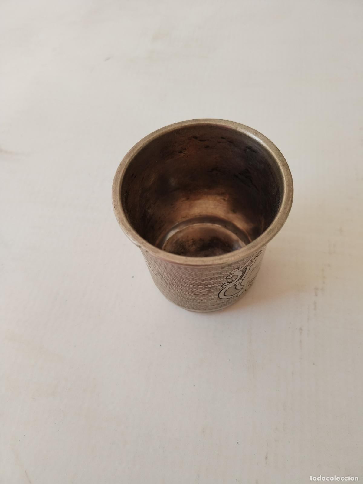 Antig&uuml;edades: vaso de plata grabado 4 junio 1871 meinent pathchen - Foto 7