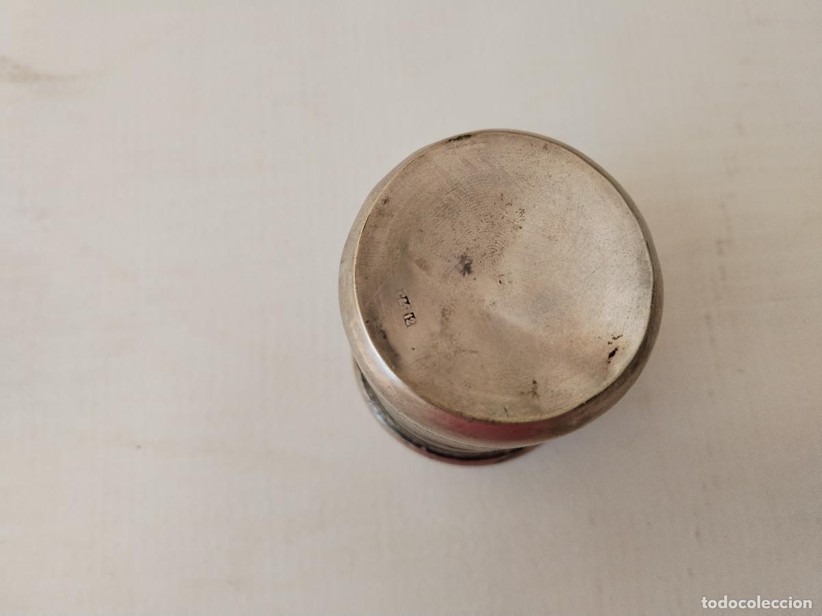 Antig&uuml;edades: vaso de plata grabado 4 junio 1871 meinent pathchen - Foto 8