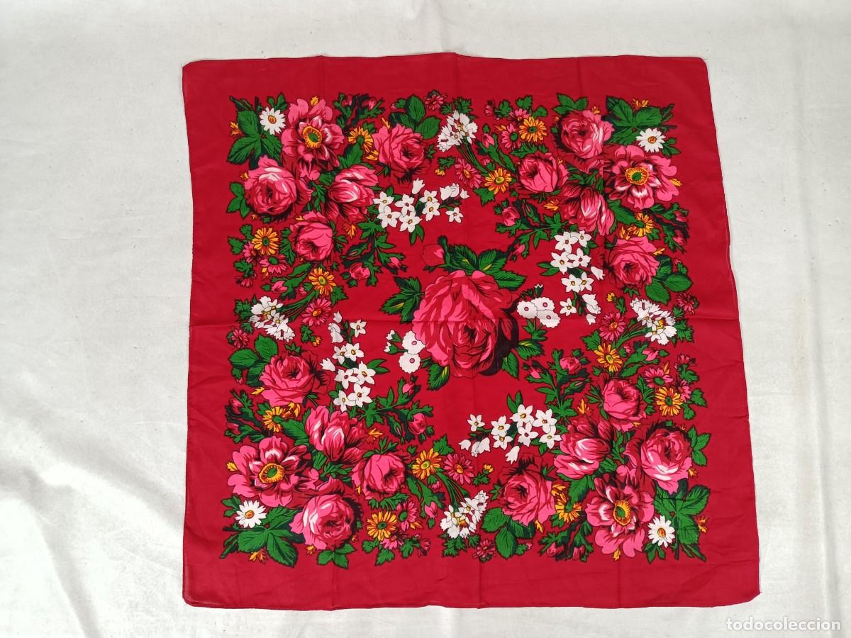 Antig&uuml;edades: Pa&ntilde;uelo estampado rojo - Foto 2