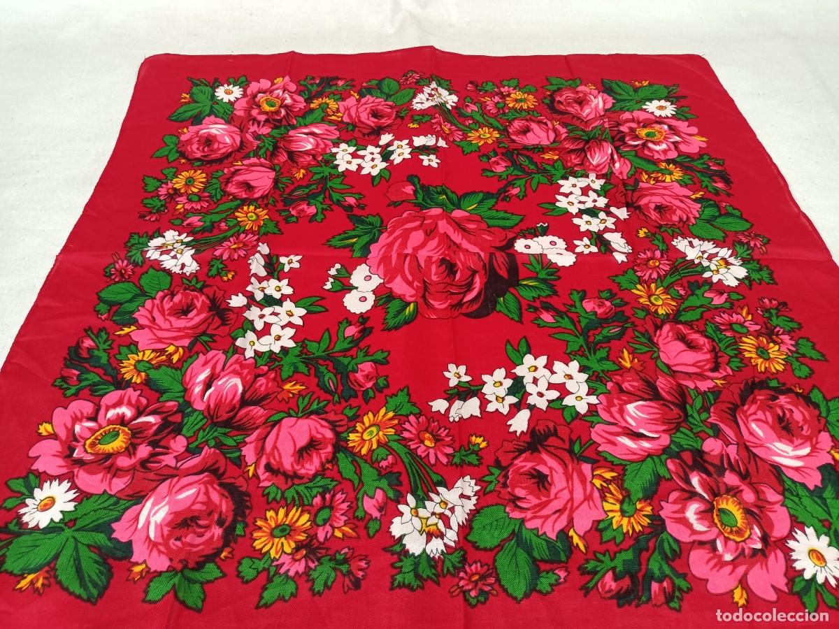 Antig&uuml;edades: Pa&ntilde;uelo estampado rojo - Foto 3