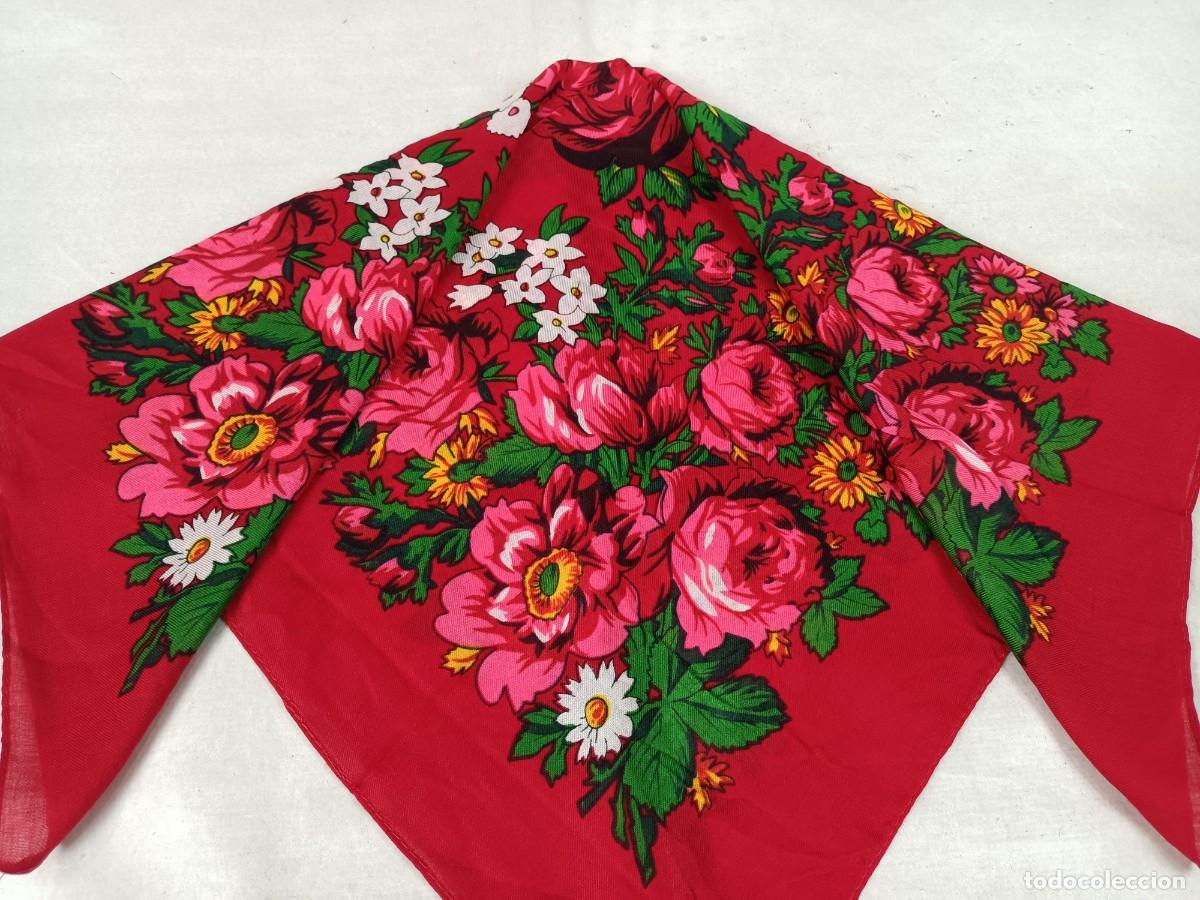 Antig&uuml;edades: Pa&ntilde;uelo estampado rojo - Foto 5
