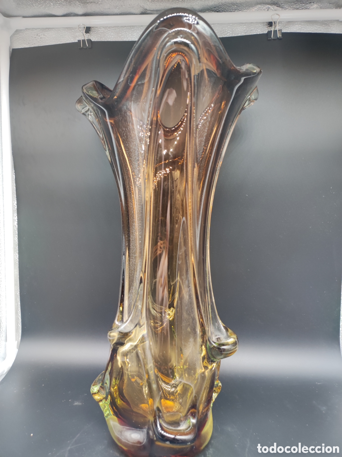 Antig&uuml;edades: Jarr&oacute;n cristal modernista - Foto 2