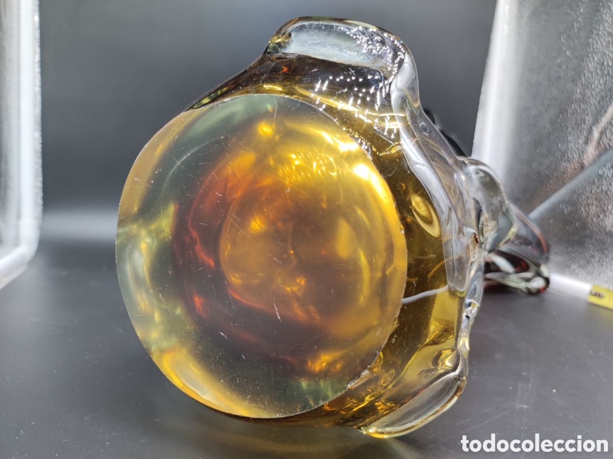 Antig&uuml;edades: Jarr&oacute;n cristal modernista - Foto 6