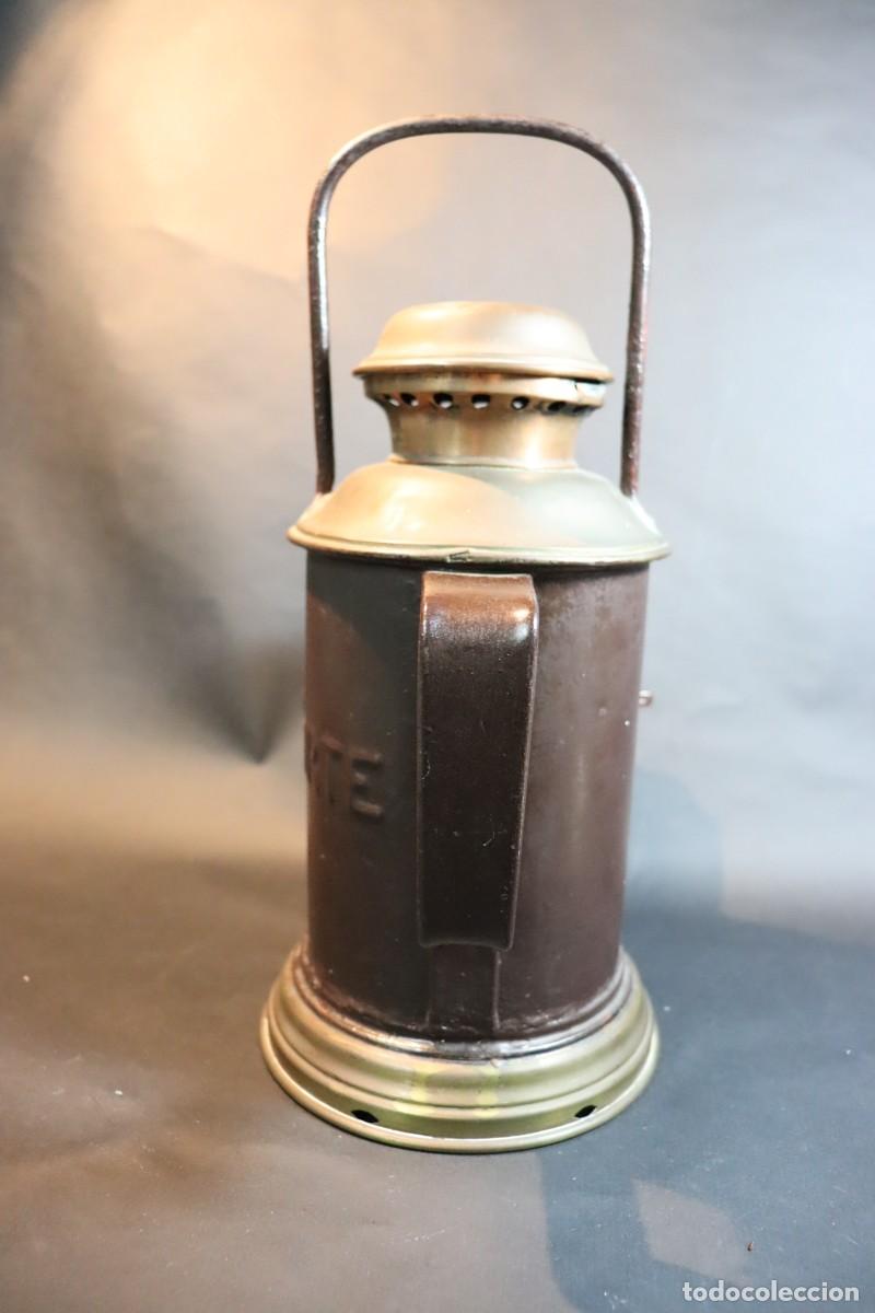 Antig&uuml;edades: Farol o linterna de mano, ferroviario - Foto 5