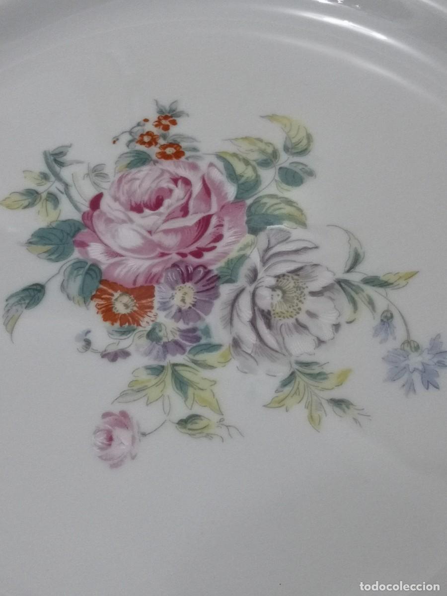 Antig&uuml;edades: PLATO COLECCI&Oacute;N DORADO PINTADO - Foto 2