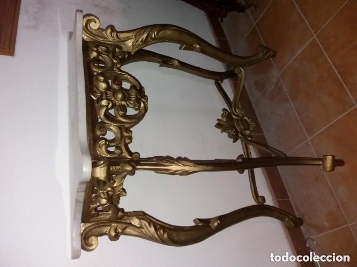 Antig&uuml;edades: mensula aparador de madera - Foto 2