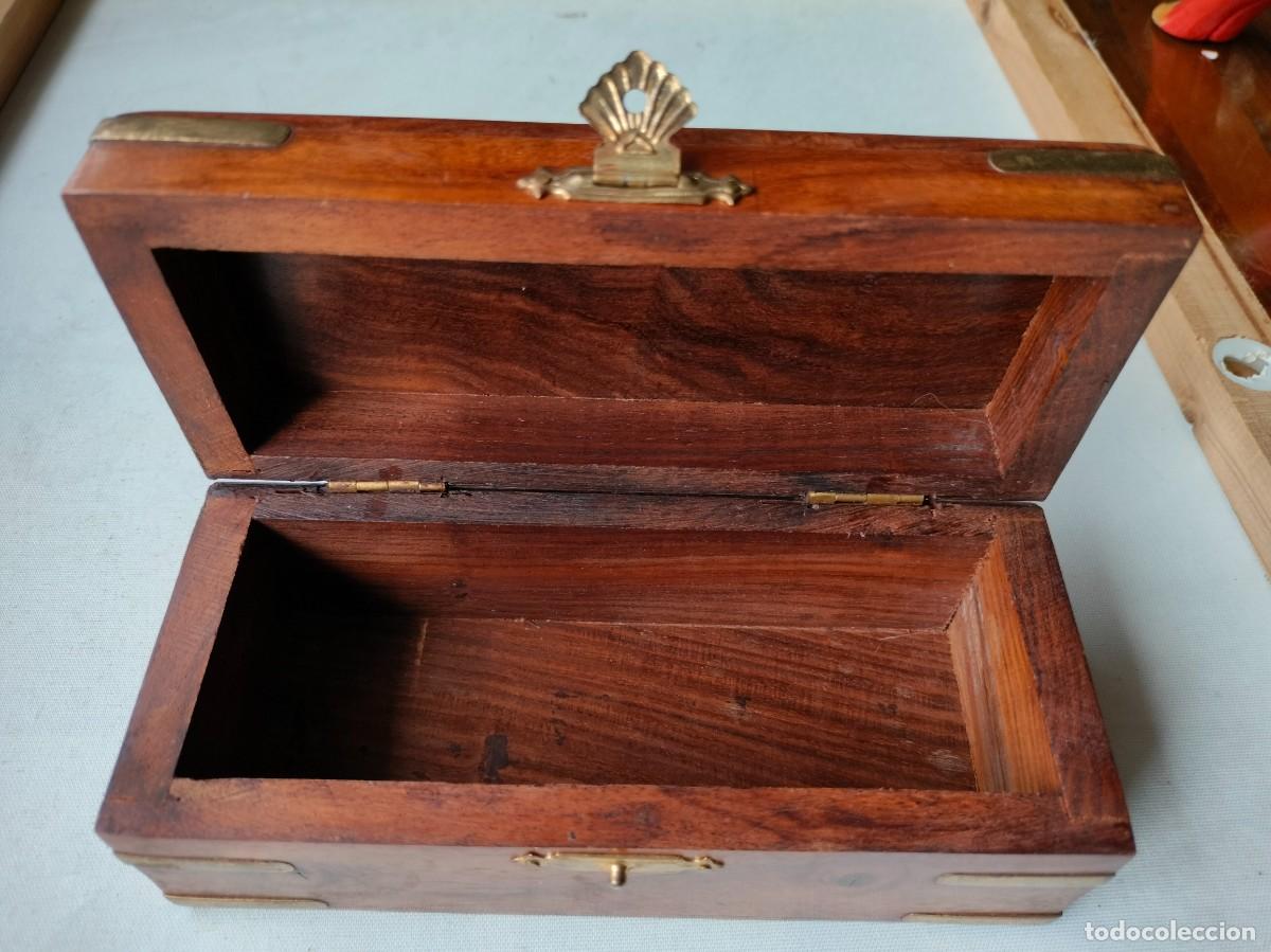 Antig&uuml;edades: PEQUE&Ntilde;A CAJA DE MADERA. - Foto 7
