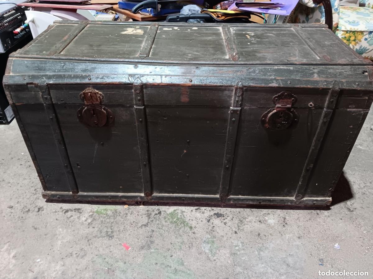 Antig&uuml;edades: Ba&uacute;l antiguo buen estado - Foto 1