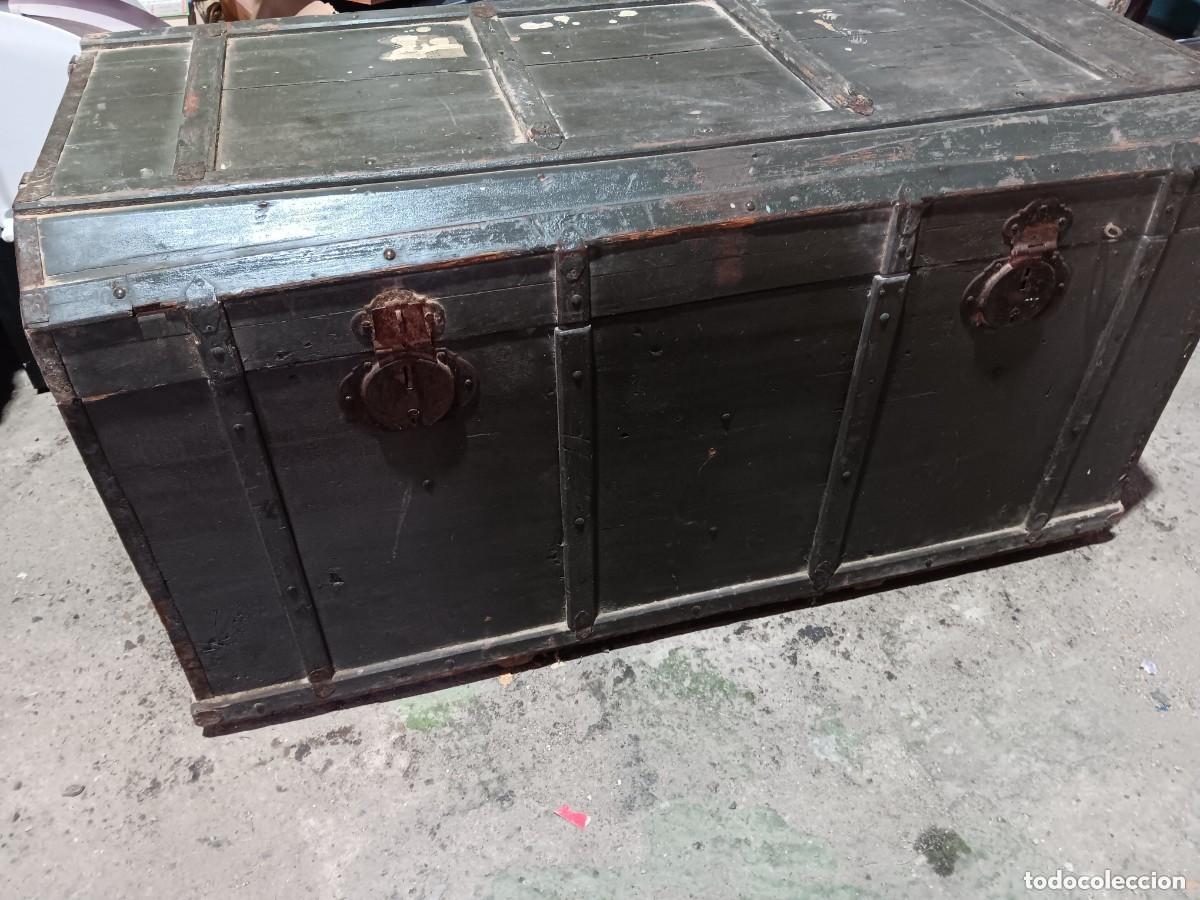 Antig&uuml;edades: Ba&uacute;l antiguo buen estado - Foto 2