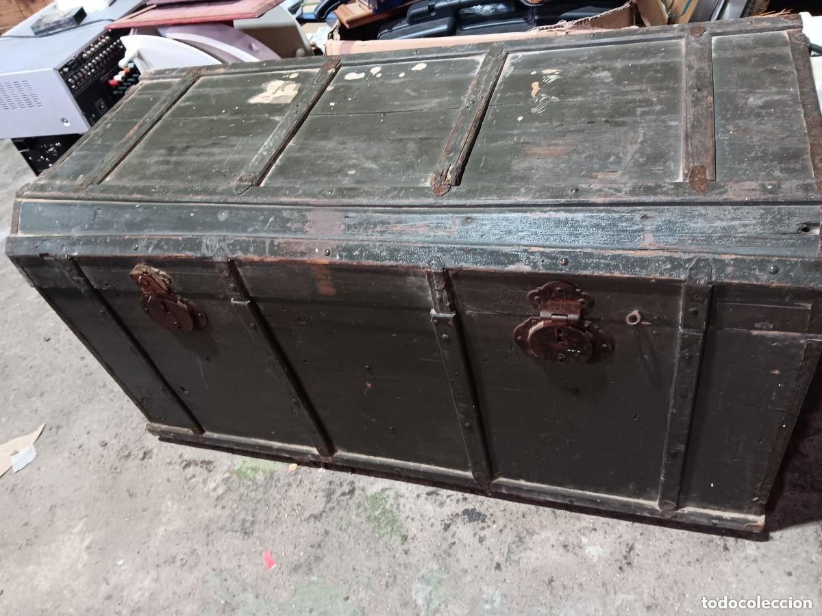 Antig&uuml;edades: Ba&uacute;l antiguo buen estado - Foto 3