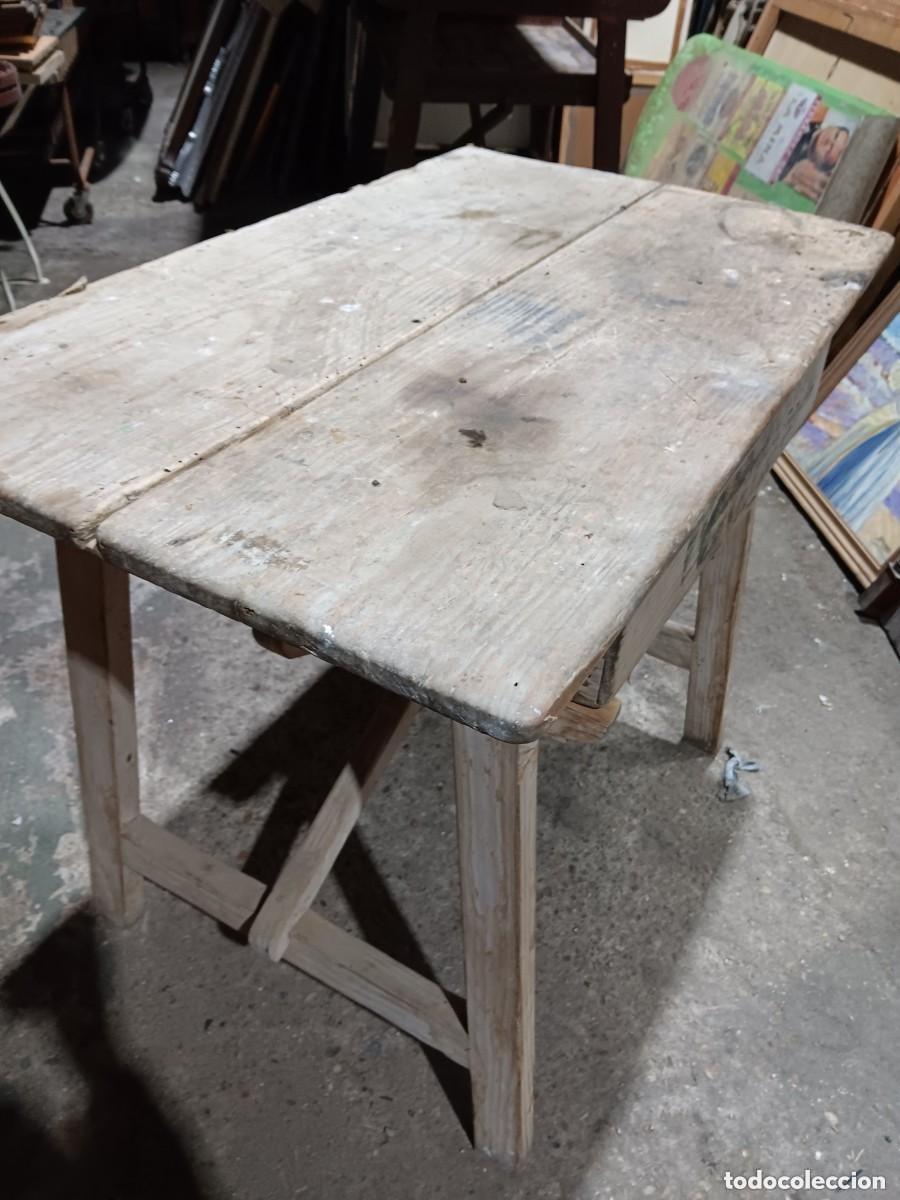 Antig&uuml;edades: Mesa tocinera antigua - Foto 2