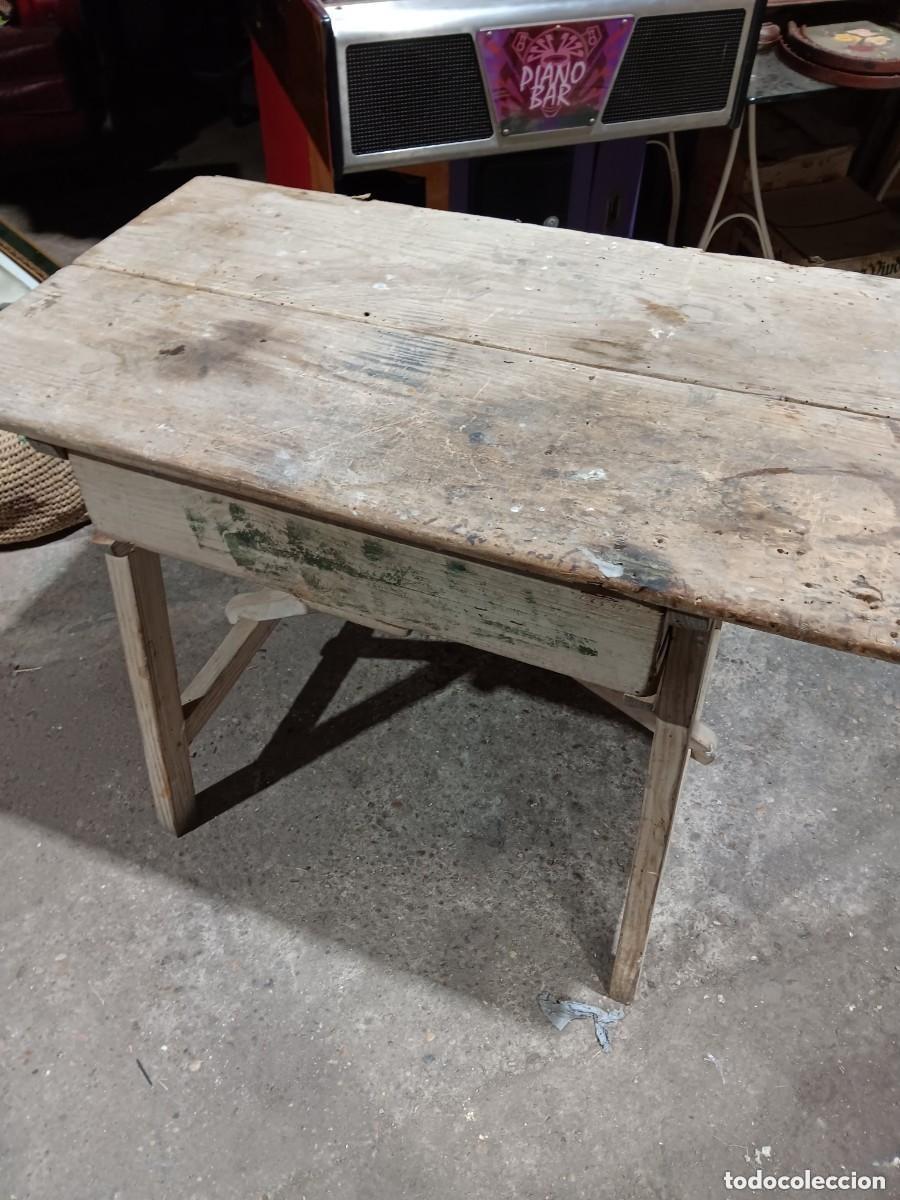 Antig&uuml;edades: Mesa tocinera antigua - Foto 3