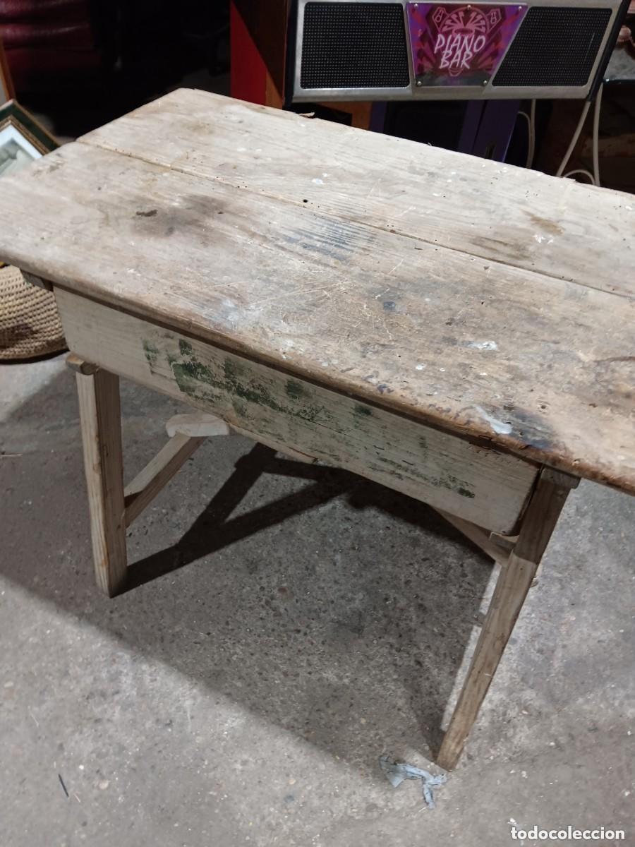 Antig&uuml;edades: Mesa tocinera antigua - Foto 4