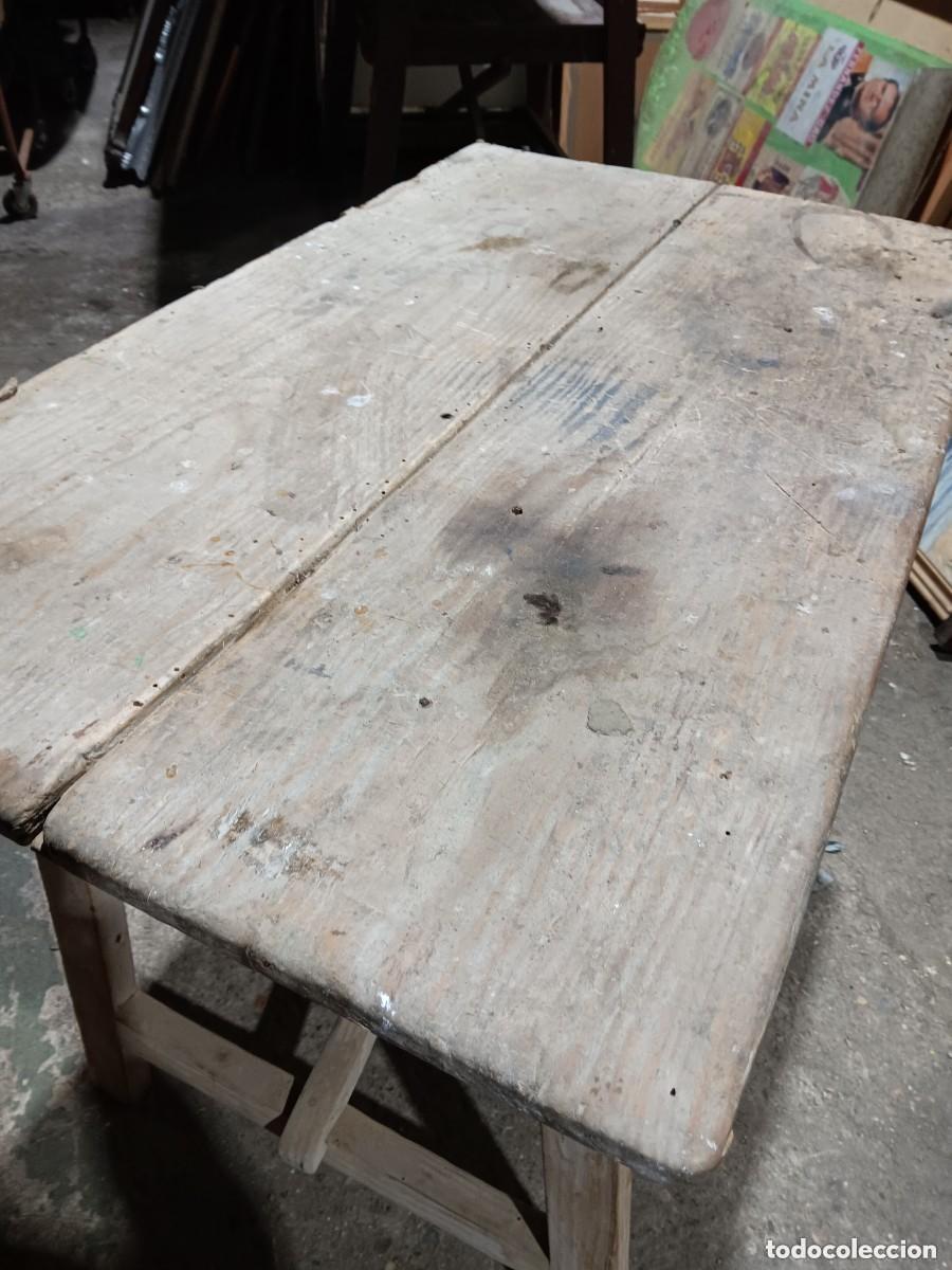 Antig&uuml;edades: Mesa tocinera antigua - Foto 5