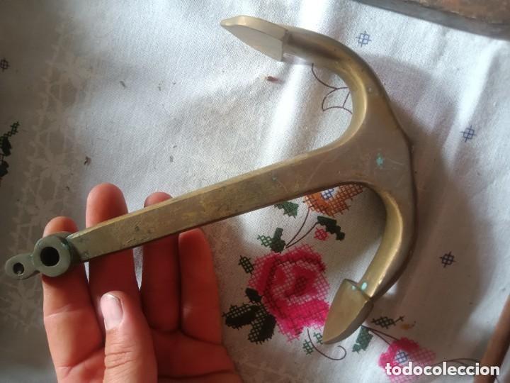 Antig&uuml;edades: Ancla de bronce buen estado - Foto 1