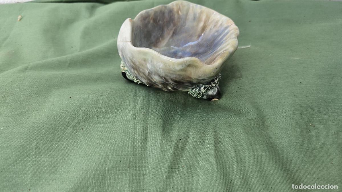 Antig&uuml;edades: concha de ceramica vidriada - Foto 1