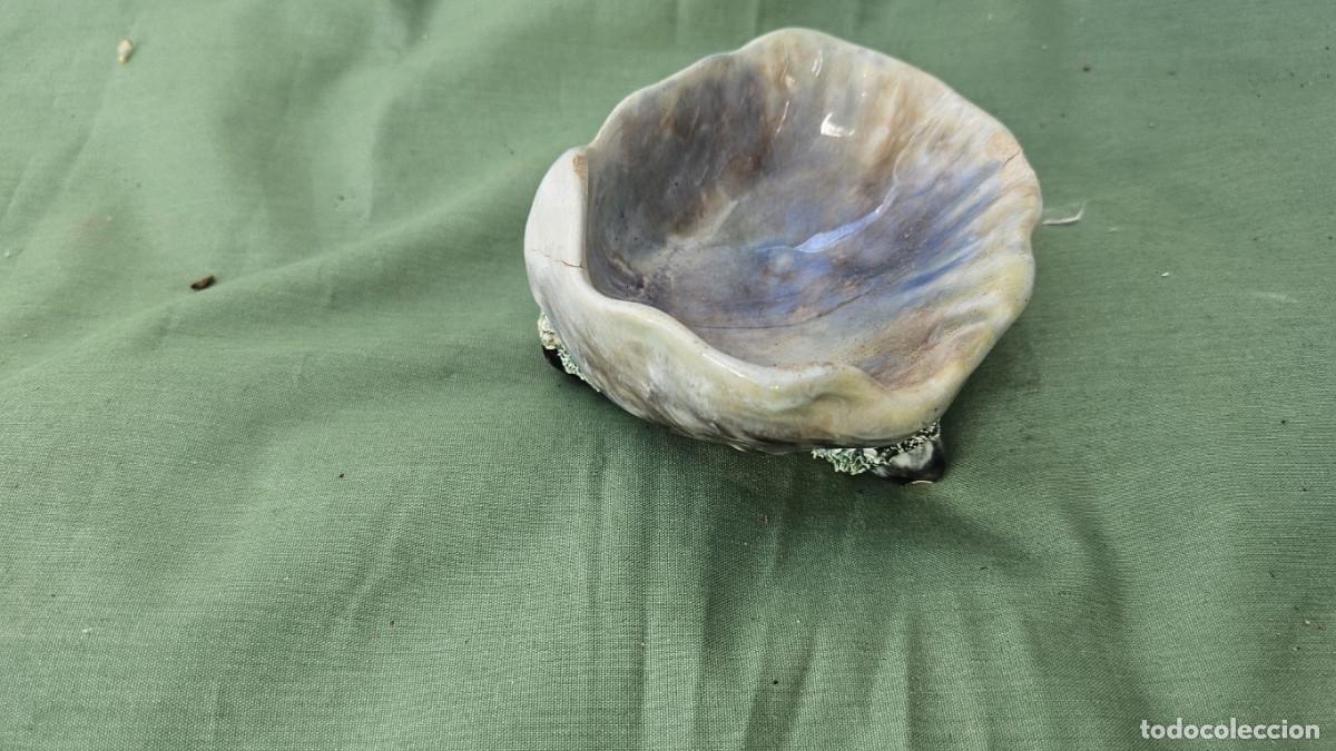 Antig&uuml;edades: concha de ceramica vidriada - Foto 2