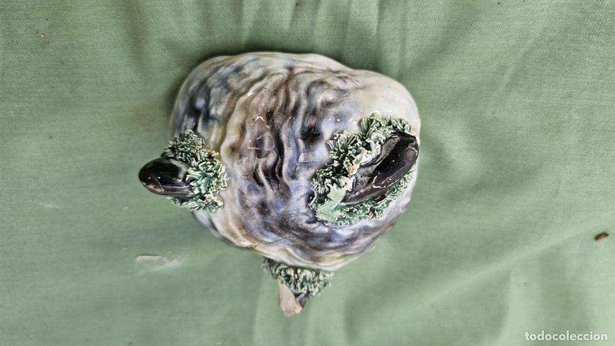 Antig&uuml;edades: concha de ceramica vidriada - Foto 3