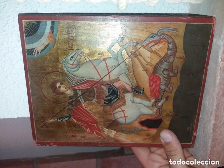 Antig&uuml;edades: tabla religiosa rusa - Foto 3