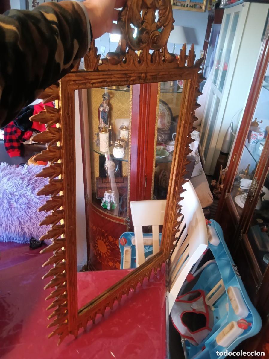 Antig&uuml;edades: Espejo puntas tipo sol - Foto 2