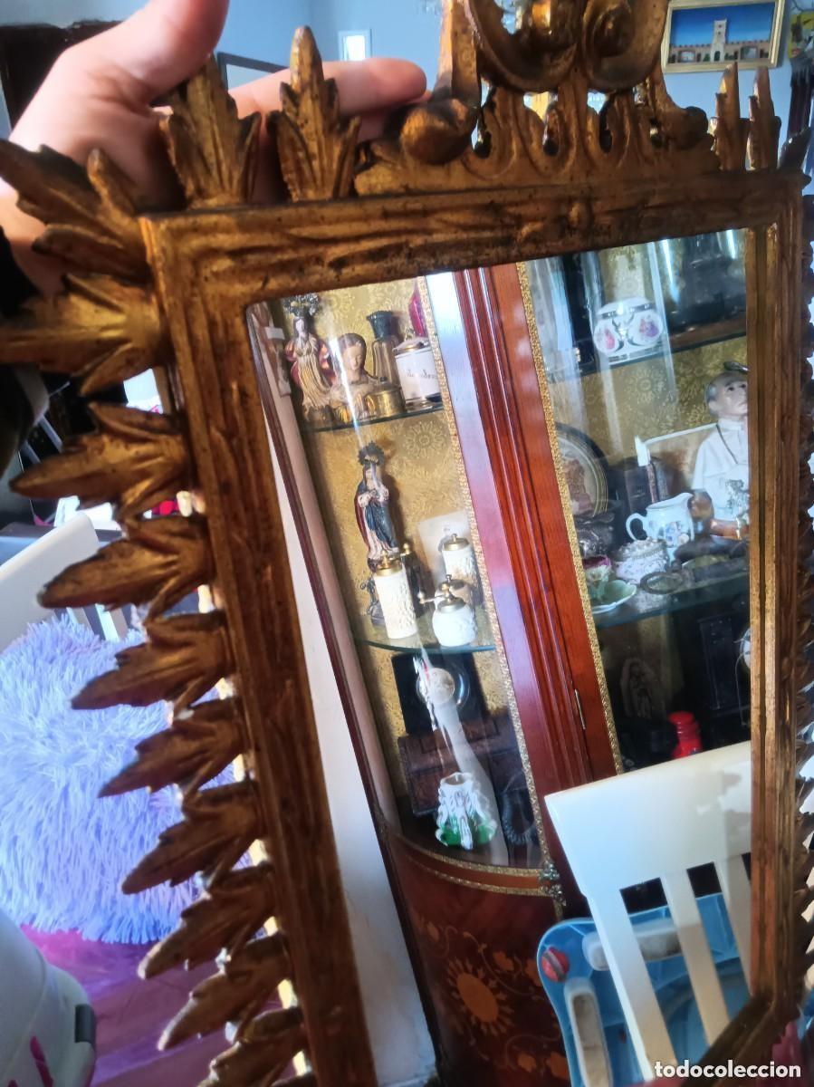 Antig&uuml;edades: Espejo puntas tipo sol - Foto 3