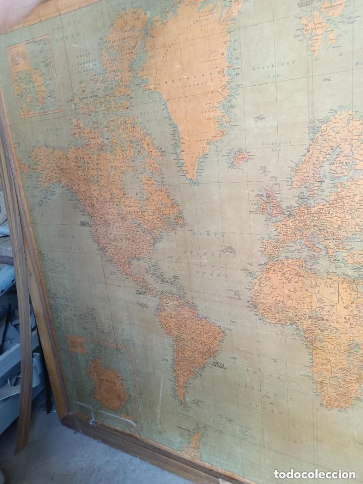 Antig&uuml;edades: Mapa antiguo enmarcado - Foto 4