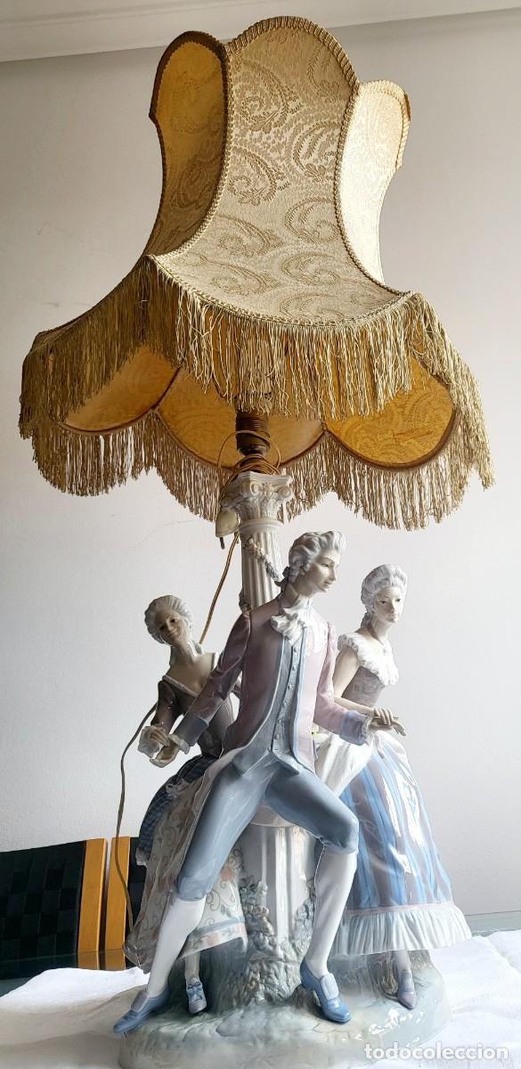 Antig&uuml;edades: Lampara de mesa de LLadro - Foto 1