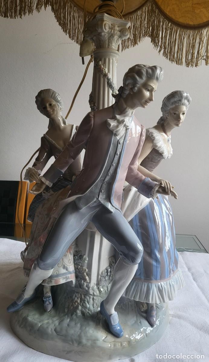 Antig&uuml;edades: Lampara de mesa de LLadro - Foto 2