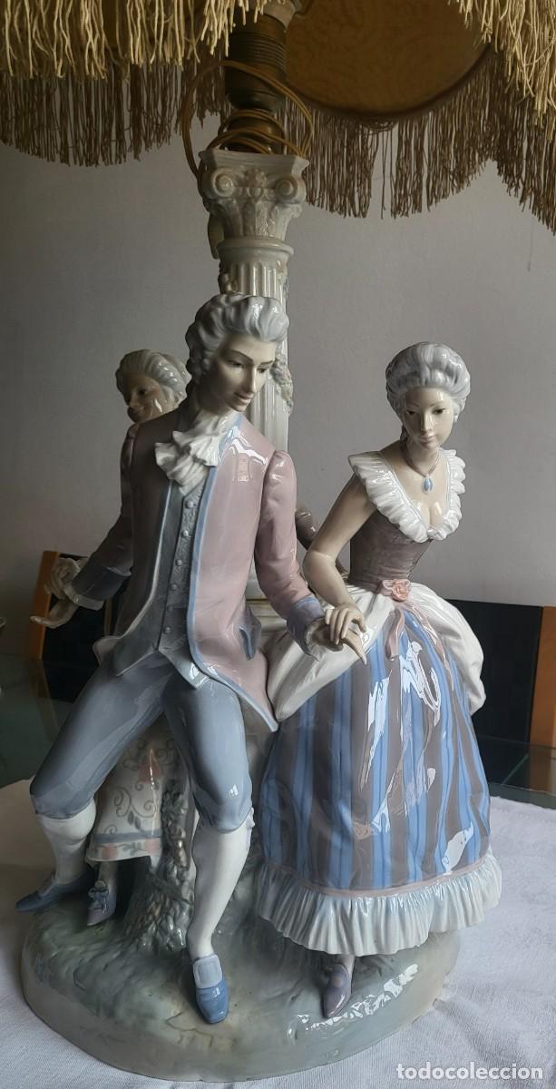 Antig&uuml;edades: Lampara de mesa de LLadro - Foto 5