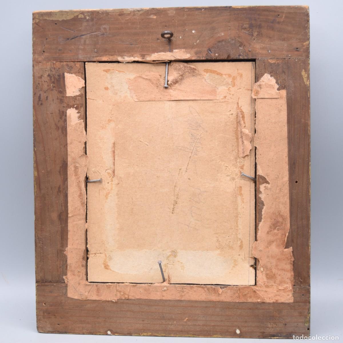 Antig&uuml;edades: Marco antiguo de madera dorada - Foto 5