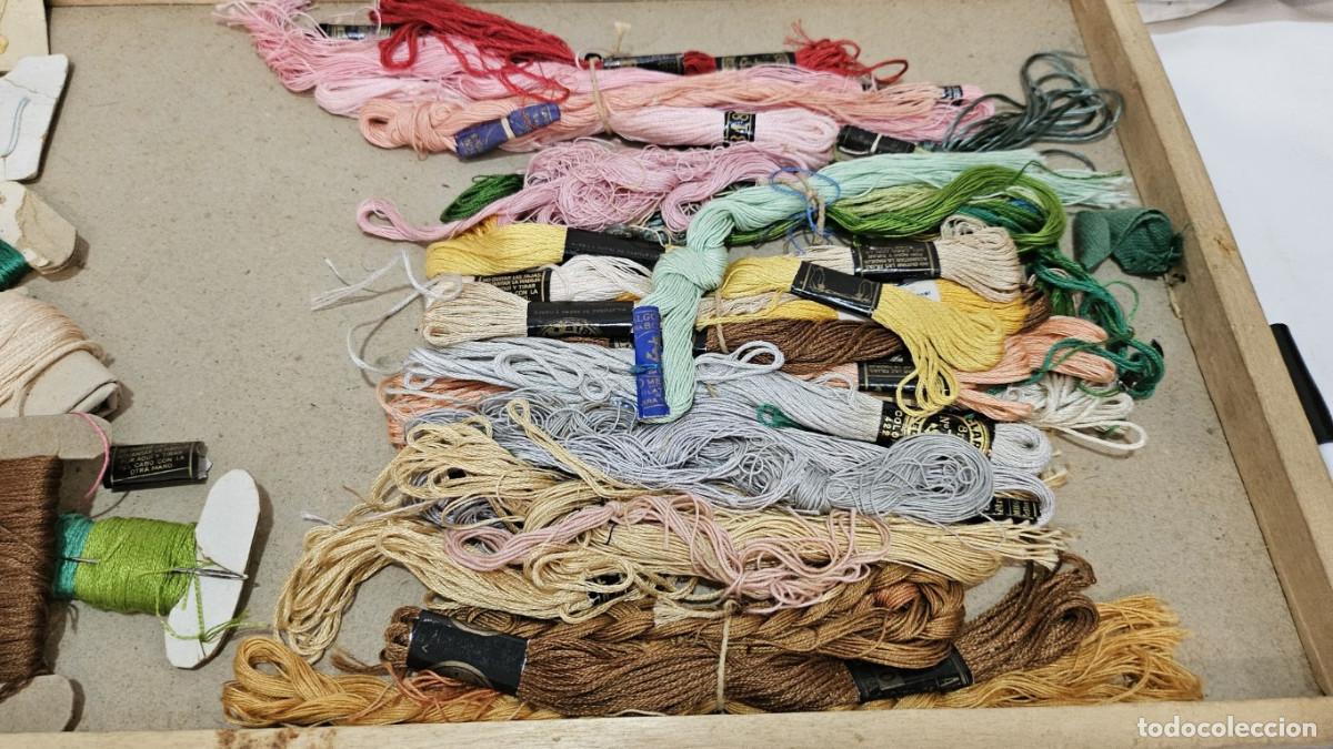 Antig&uuml;edades: hilos antiguos en colores - Foto 2
