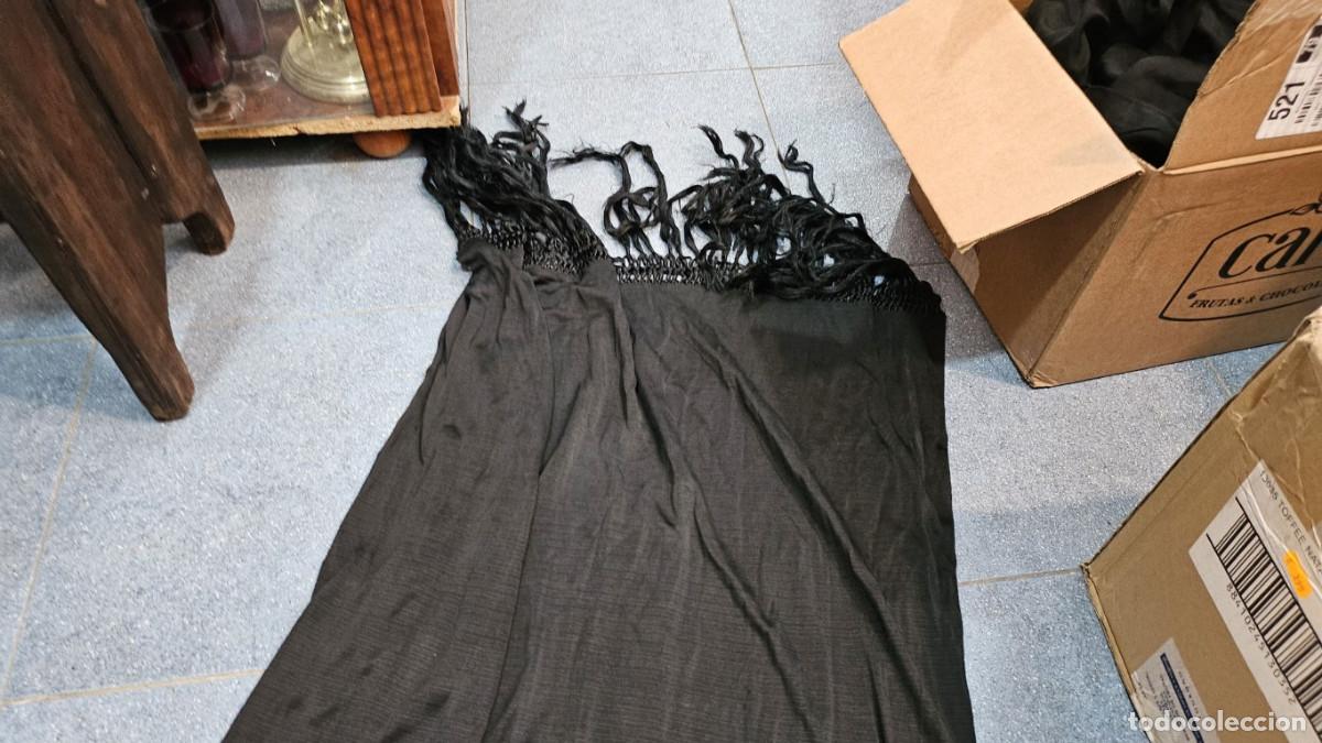 Antig&uuml;edades: velo de cachemil en negro - Foto 3