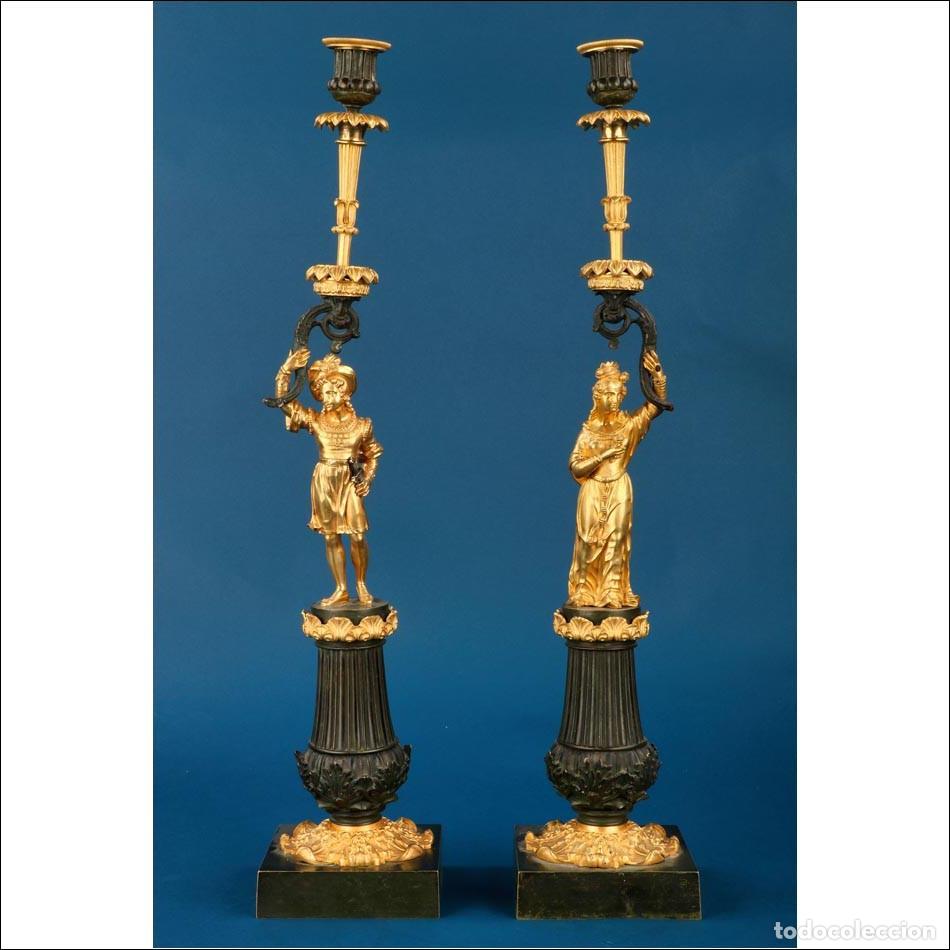 Antig&uuml;edades: Candelabros antiguos - Foto 1