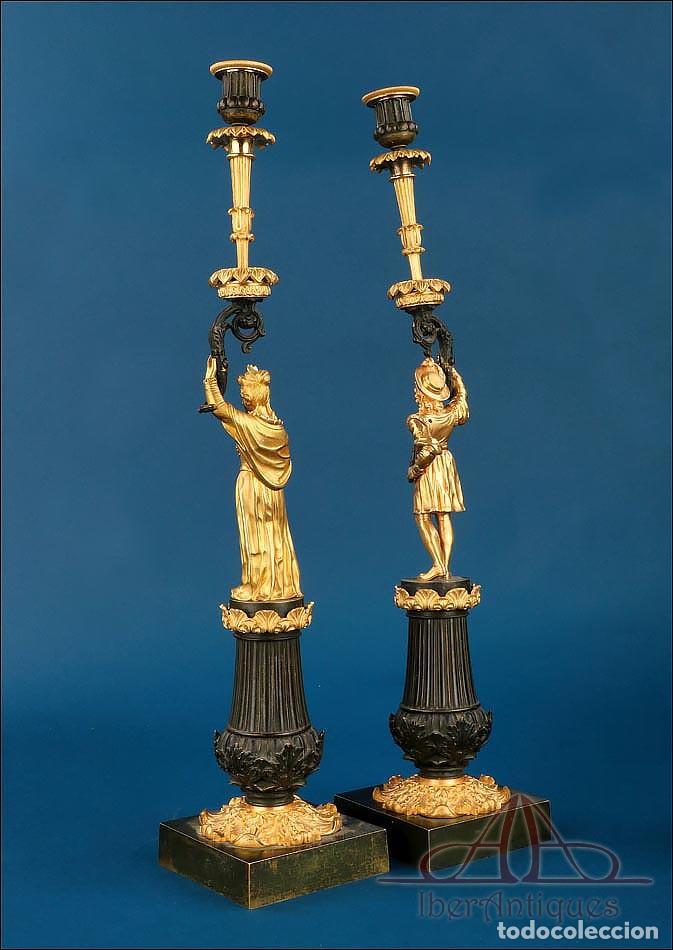 Antig&uuml;edades: Candelabros antiguos - Foto 10