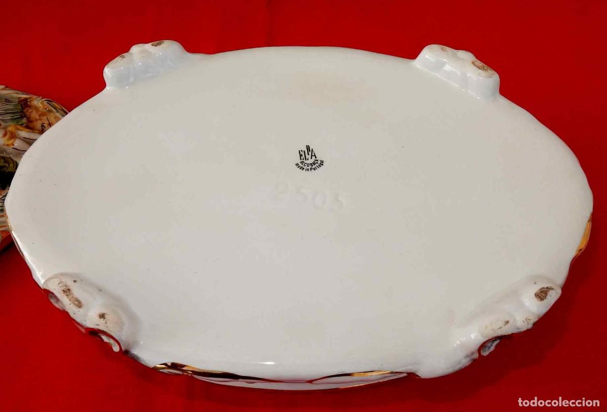 Antig&uuml;edades: Sopera de porcelana de ALCOBACA - 25 cm - Foto 4