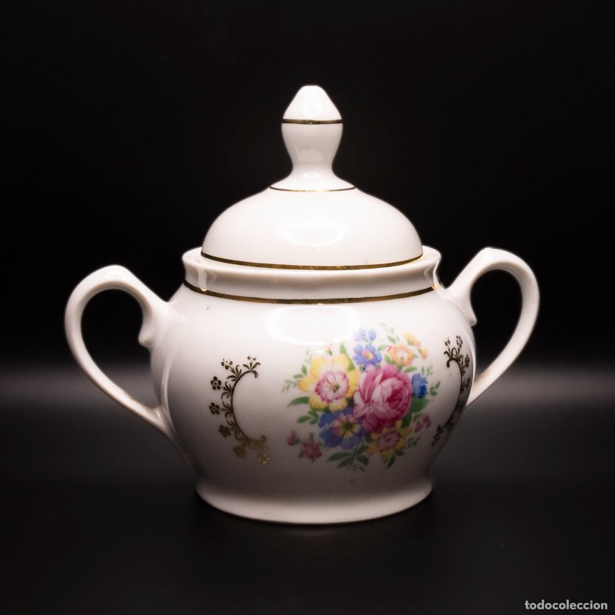 Antig&uuml;edades: Juego de Caf&eacute; Floral - Foto 3