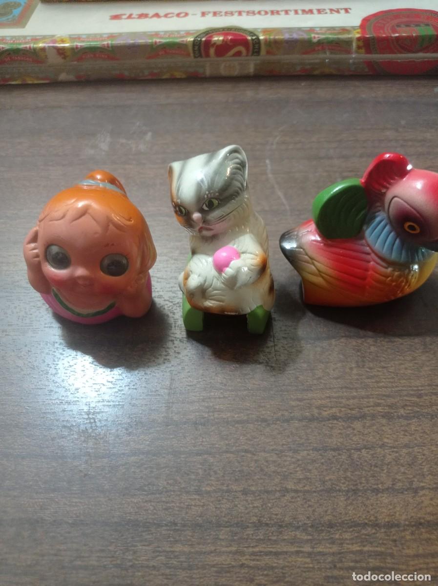 Antig&uuml;edades: Tres antiguos sacapuntas de cer&aacute;mica en perfecto estado