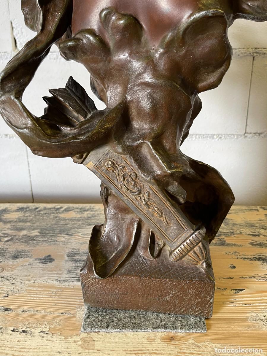 Antig&uuml;edades: figura bronce angel - Foto 5