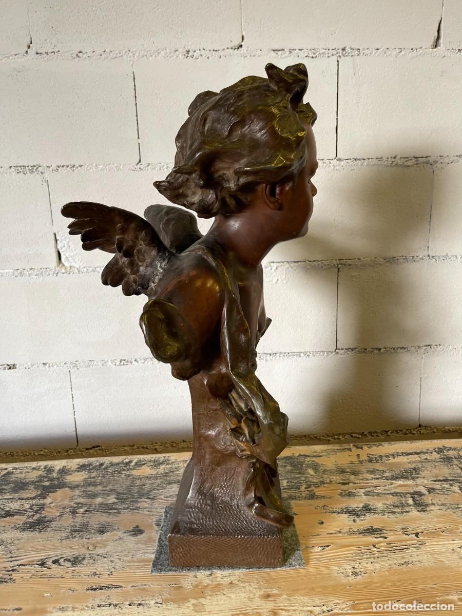 Antig&uuml;edades: figura bronce angel - Foto 6