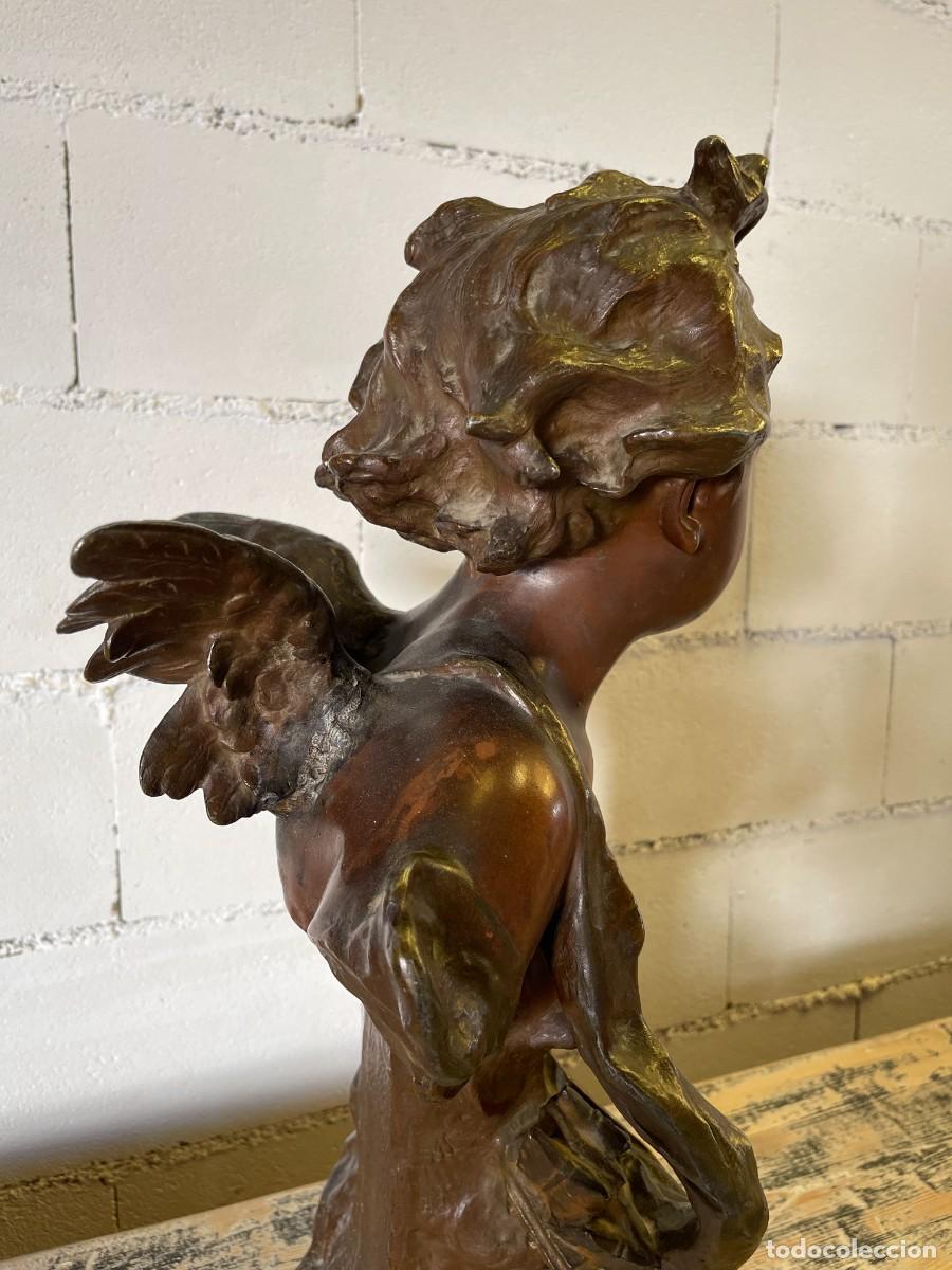 Antig&uuml;edades: figura bronce angel - Foto 8