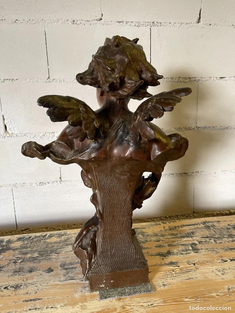 Antig&uuml;edades: figura bronce angel - Foto 9