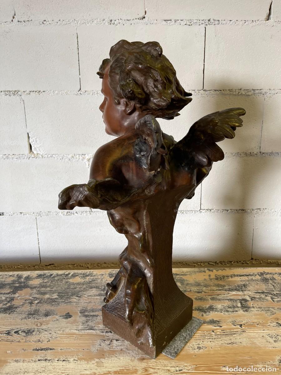 Antig&uuml;edades: figura bronce angel - Foto 10