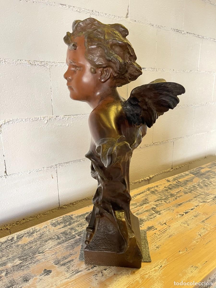 Antig&uuml;edades: figura bronce angel - Foto 11