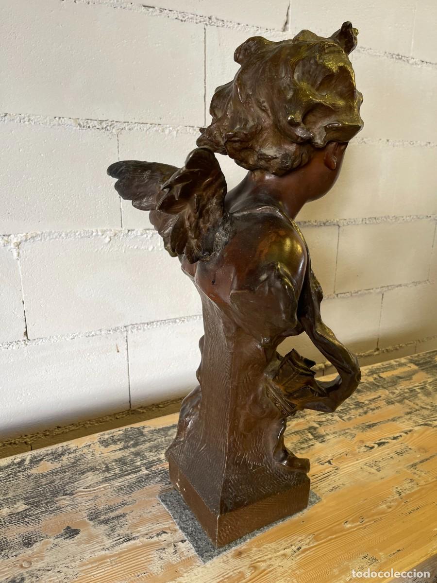 Antig&uuml;edades: figura bronce angel - Foto 12