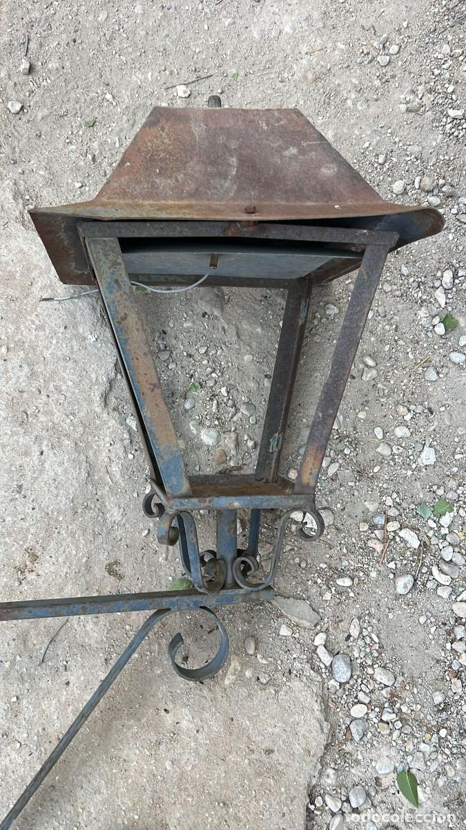 Antig&uuml;edades: FAROL ANTIGUO DE 70 CMS. DE ALTO Y 70 X 70 EL CODO - Foto 2