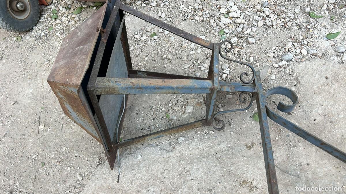 Antig&uuml;edades: FAROL ANTIGUO DE 70 CMS. DE ALTO Y 70 X 70 EL CODO - Foto 5