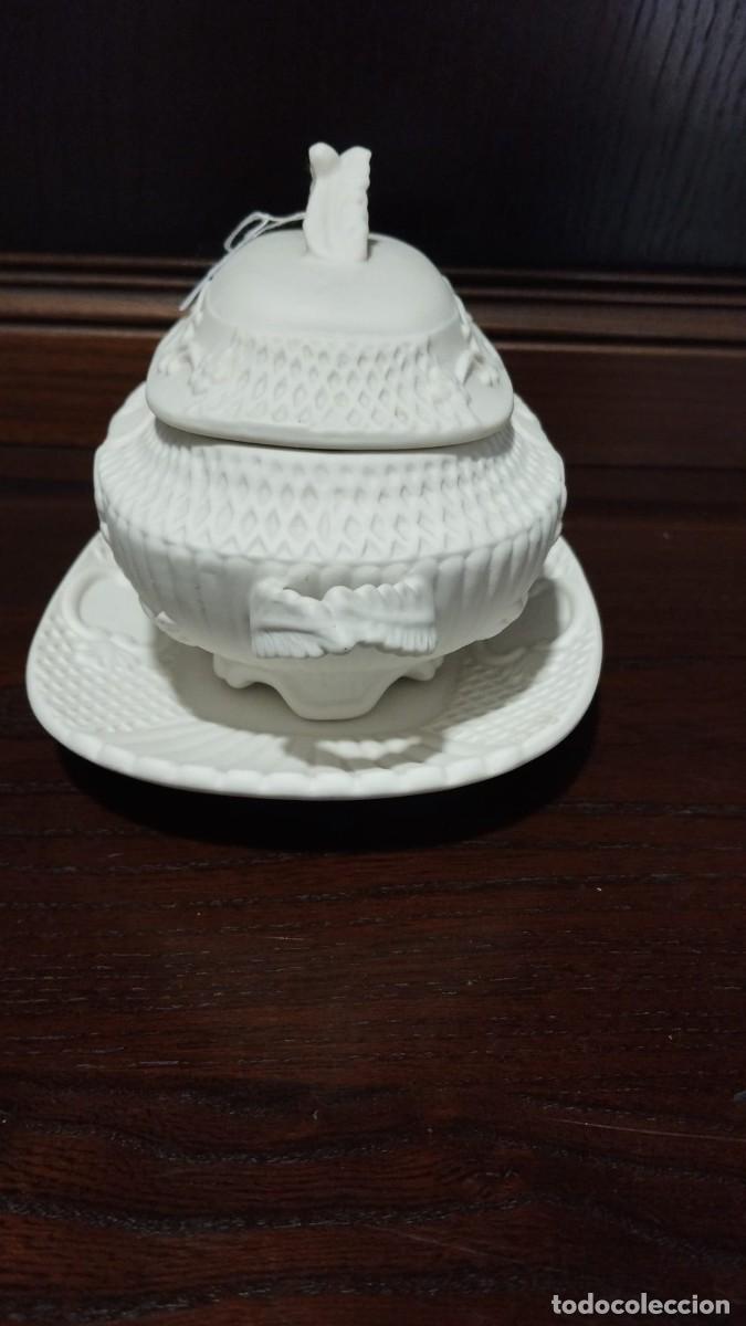 Antig&uuml;edades: SOPERA DE COLECCI&Oacute;N - PORCELANA BISCUIT - Foto 5