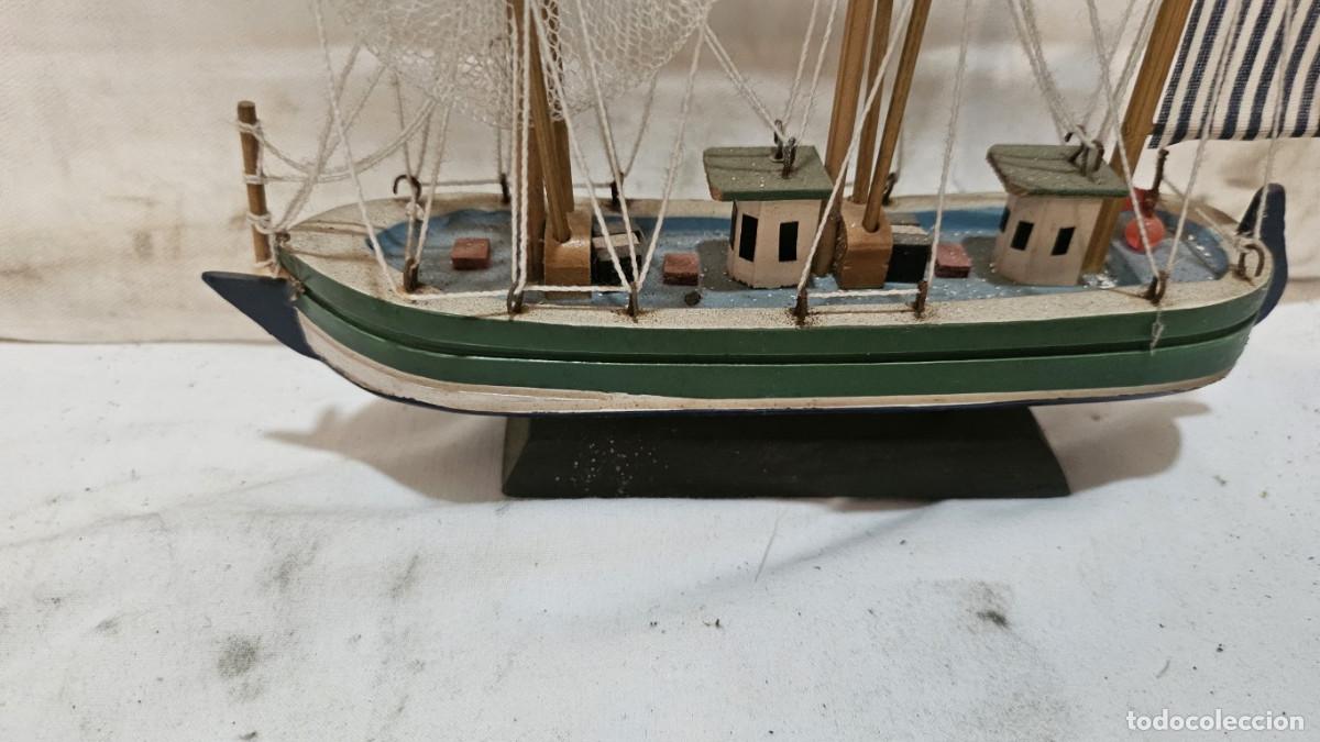 Antig&uuml;edades: barco de madera artenal - Foto 2