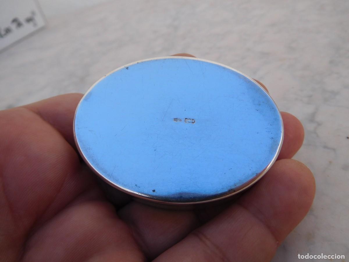 Antig&uuml;edades: Caja pastillero de plata - Foto 7